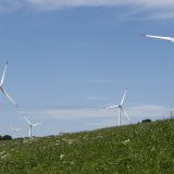 Le projet du Groupe E devrait compter trois éoliennes du côté neuchâtelois et six du côté bernois (photo symbolique).